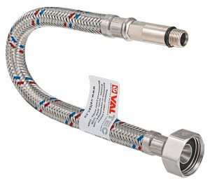 Valtec Гибкая подводка под смеситель 1/2&quot;(ВР)х1,0м (М10х35мм)