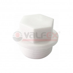 Valfex Заглушка резьбовая PP-R Pro белая ф25х3/4&quot;(ВР)