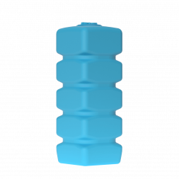 Акватек Бак д/воды Quadro W-1000 (синий) с поплавком