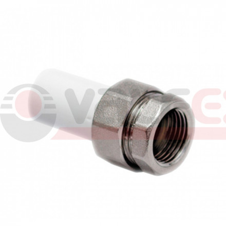 Valfex Муфта трубная разъёмная (американка) PP-R белая ф25х3/4&quot;(ВР)