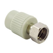 FV-Plast Муфта с накидной гайкой PP-R серая ф25х1&quot;(ВР)
