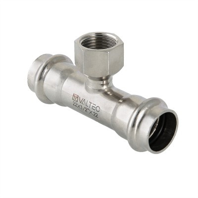 Valtec Тройник из нержавеющей стали ф22х1/2&quot;(ВР)
