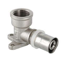 Valtec Угольник пресс с креплением ф20х3/4&quot;(ВР)