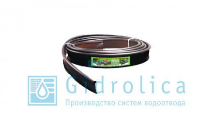 Gidrolica Бордюр Country Б-10000.2.11 - пластиковый черный L10000