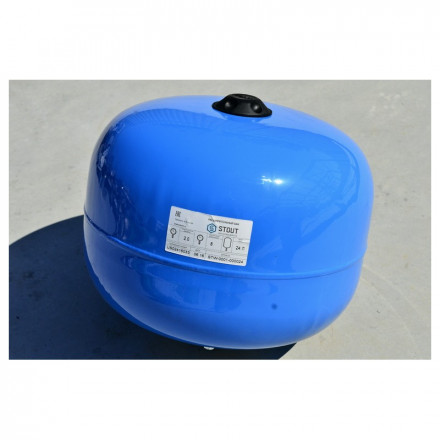 Stout Гидроаккумулятор вертикальный 24 (синий)