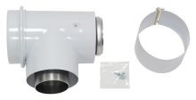 Vaillant Тройник 87° с ревизией 80/125