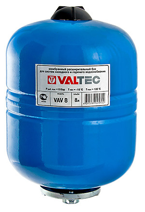 Valtec Гидроаккумулятор вертикальный AV 12л (синий)