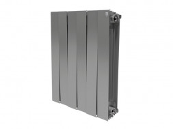 Royal Thermo Радиатор биметаллический PianoForte Silver Satin 500х10 (боковое)