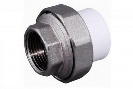 Kalde Муфта разъёмная PP-R Eco белая ф32х1&quot;(ВР)