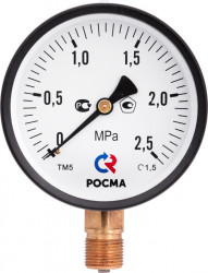 Купить Valtec Манометр с нижним подключением 63х1/4" (0-6 бар) в Москве / Манометры и термометры