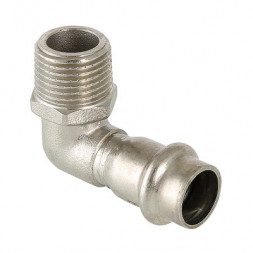Valtec Угольник из нержавеющей стали ф18х3/4&quot;(НР)х90°