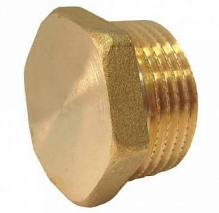 IS Заглушка латунная 3/4&quot;(НР)