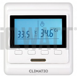 Купить IQWatt Терморегулятор электронный Climatiq PT (слоновая кость) в Москве / Комплектующие для тёплых полов