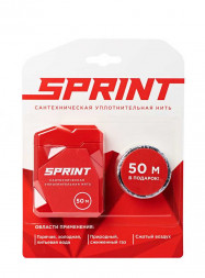 Sprint Сантехническая уплотнительная нить 50 м бокс + 50 м катушка, блистер