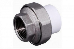 Kalde Муфта разъёмная PP-R Eco белая ф25х3/4&quot;(ВР)