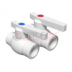 Valfex Кран шаровой PP-R белый ф50