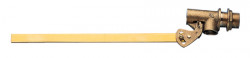 Купить Remer Клапан шаровой латунный горизонтальный без поплавка 1"1/4 в Москве / Арматура для унитаза, крепления