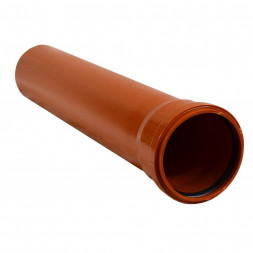 Агригазполимер Труба канализационная рыжая ф110х3,0м SN 2 НПВХ
