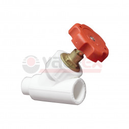 Valfex Вентиль PP-R белый ф32х45°(ВР/НР)
