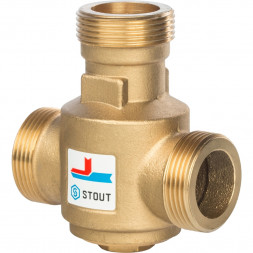 Stout Клапан термостатический смесительный G 1” 1/4 НР 70°С