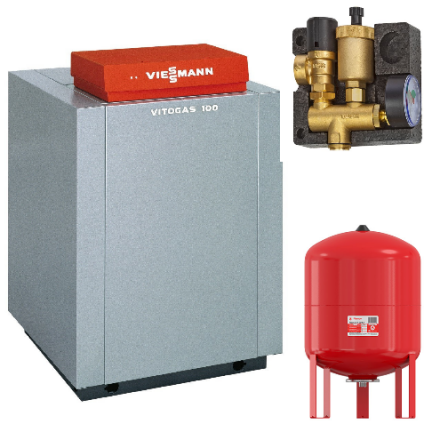 Viessmann Котел газовый напольный Vitogas 100-F 72 кВт с Vitotronic 200 Тип KO2B
