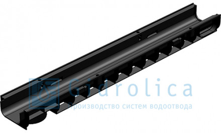 Gidrolica Лоток водоотводный Standart ЛВ-20.24,6.10 - пластиковый