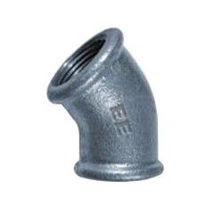 Купить EE Zeliwa Угол оцинкованный 1/2"-45°(ВР) в Москве / Оцинкованные трубы и фитинги