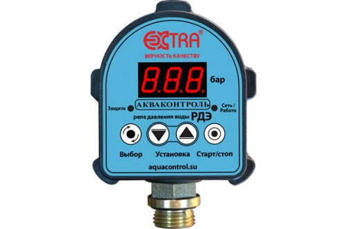 Акваконтроль Реле давления воды электронное Extra РДЭ-10М-1,5