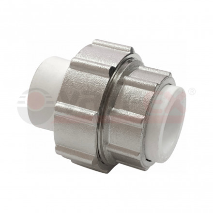 Valfex Муфта разъемная PP-R белая ф20х3/4&quot;