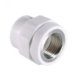Valtec Соединитель PP-R белый ф32х3/4&quot;(ВР)