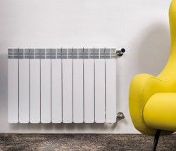 Купить Helyos Радиатор алюминиевый Evo 350x9 (боковое) в Москве / Радиаторы алюминиевые