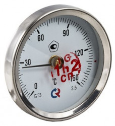 Купить Valtec Термометр БТ-30 накладной 63х1/2" (0-150°С) в Москве / Манометры и термометры