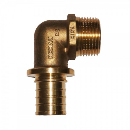 Rehau Угольник-переходник ф32х3/4&quot;(НР) RX