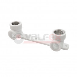 Valfex Комплект настенный для смесителя PP-R Pro белый ф25х3/4&quot;(ВР)
