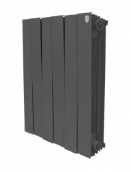 Купить Royal Thermo Радиатор биметаллический PianoForte Noir Sable 500х8 (боковое) New в Москве / Радиаторы биметаллические