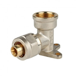 Stout Угольник винтовой настенный с креплением ф16х1/2&quot;