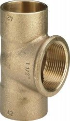 Купить Viega Тройник медный пайка ф28-28-1/2"(ВН) [94130G] в Москве / Медные трубы и фитинги