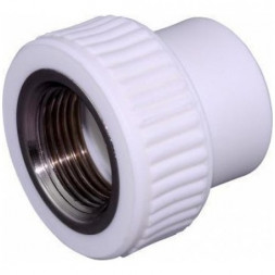 SPK Муфта комбинированная PP-R серая ф32-1/2&quot;(ВР)