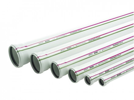 Rehau Труба канализационная белая Raupiano plus ф75х0,25м