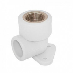 SPK Уголок с крепежом PP-R серый ф20-1/2&quot;(ВР)