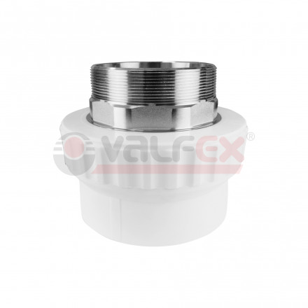 Valfex Муфта переходная под ключ PP-R белая ф40х1&quot;1/2 (НР)