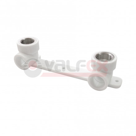 Valfex Комплект настенный для смесителя PP-R Pro белый ф25х1/2&quot;(ВР)