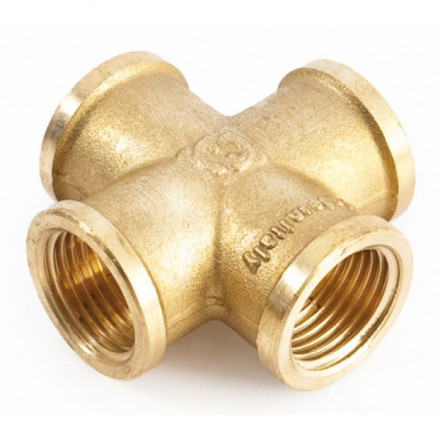 Stout Крестовина никелированная 3/4&quot;(ВР)