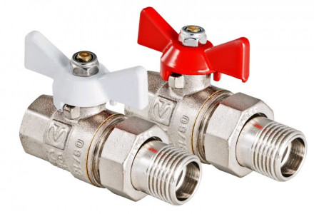 Valtec Кран шаровой с полусгоном Base 1&quot;1/4 (ВР/НР)