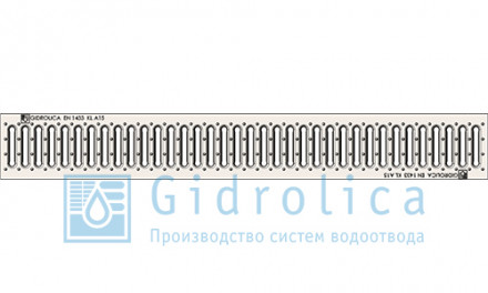 Gidrolica Решетка водоприемная Standart РВ -10.13,6.100 - штампованная стальная оцинкованная, кл. А15