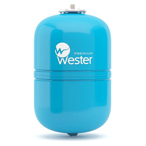 Wester Гидроаккумулятор вертикальный Premium WAV 18 (нерж.контрфланец) 1-14-0236