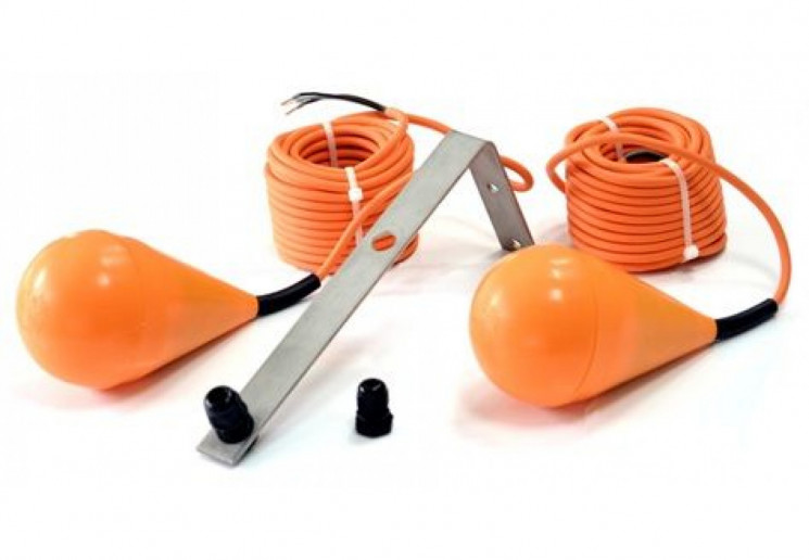 Купить Grundfos Комплект поплавковых выключателей с кабелем 10м и кронштейном для крепления, 2×MS1 для одного насоса (комплект 2 шт.) в Москве / Комплектующие для насосов и насосных станций