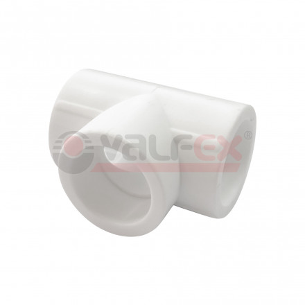 Valfex Тройник PP-R Pro белый ф63
