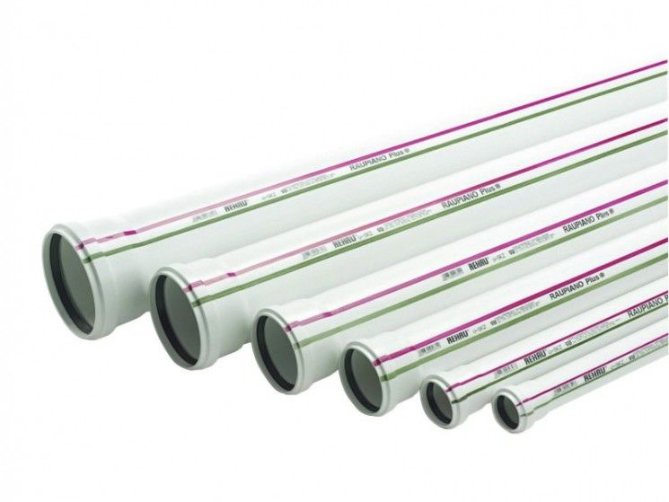 Rehau Труба канализационная белая Raupiano plus ф40х0,25м
