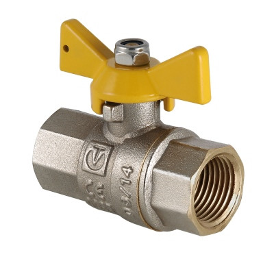 Valtec Кран шаровой газовый Valgas 1/2&quot;(ВР/ВР) рукоятка бабочка